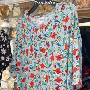 NWT LuLaRoe Disney’s Ariel Irma-style Top Size S